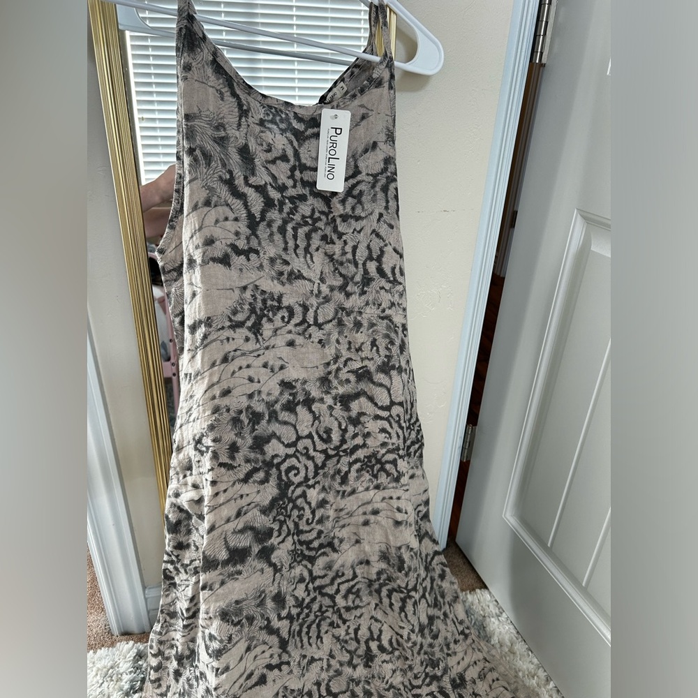 PuroLino handmade dress made in Italy